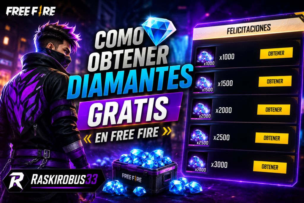 RASKIROBUS33 -Diamantes gratis en free fire 2026.